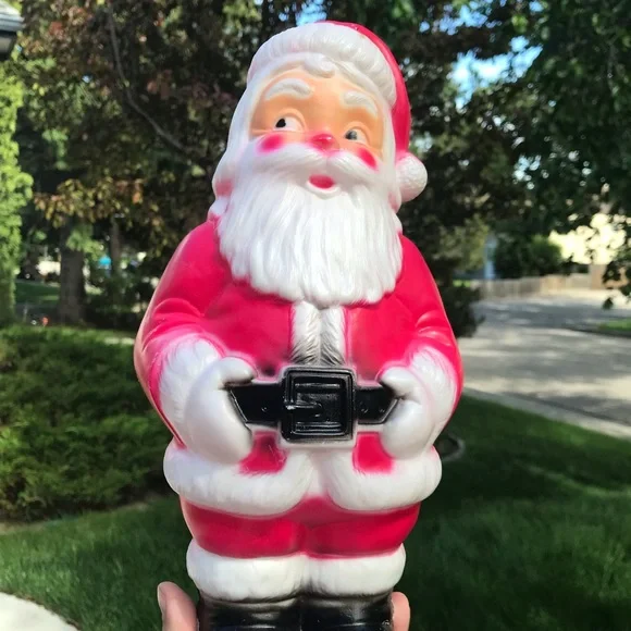 12” vintage Regal Toys made in Canada blow mold Santa Claus retro Christmas - Picture 3 of 9